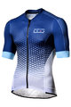 MONTON Kurzarm Fahrradtrikot - GEO-SCALE - Blau