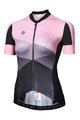 MONTON Kurzarm Fahrradtrikot - MAGIC LAND LADY - Rosa/Schwarz