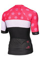 MONTON Kurzarm Fahrradtrikot - CLIMBING FLOWER - Schwarz/Rosa