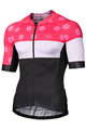 MONTON Kurzarm Fahrradtrikot - CLIMBING FLOWER - Schwarz/Rosa