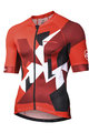 MONTON Kurzarm Fahrradtrikot - CINDER - Schwarz/Rot/Weiß