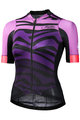 MONTON Kurzarm Fahrradtrikot - FURIOUS WAVES LADY - Lila