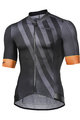 MONTON Kurzarm Fahrradtrikot - SPLIT - Schwarz/Grau
