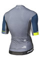 MONTON Kurzarm Fahrradtrikot - VENUCIA - Gelb/Blau/Grau