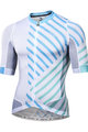 MONTON Kurzarm Fahrradtrikot - TRAFICCO - Weiß/Blau