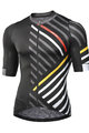 MONTON Kurzarm Fahrradtrikot - TRAFICCO - Gelb/Schwarz/Rot