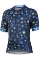 MONTON Kurzarm Fahrradtrikot - LOEWI KIDS - Blau