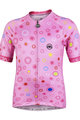 MONTON Kurzarm Fahrradtrikot - LOEWI KIDS - Rosa