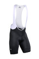 MONTON Kurze Fahrradhose mit Trägern - MOVEMENT - Schwarz