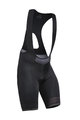 MONTON Kurze Fahrradhose mit Trägern - TORNADO - Schwarz