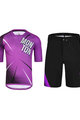 MONTON MTB Radtrikot und Hose - BAM MTB - Lila/Schwarz