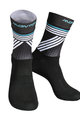 MONTON Klassische Fahrradsocken - GREFFIO - Schwarz/Weiß