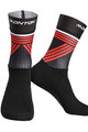 MONTON Klassische Fahrradsocken - GREFFIO - Rot/Schwarz