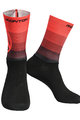 MONTON Klassische Fahrradsocken - VALLS - Schwarz/Rot