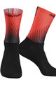 MONTON Klassische Fahrradsocken - HOWAIN 2 - Rot/Schwarz