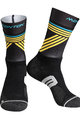 MONTON Klassische Fahrradsocken - GREFFIO 2  - Schwarz/Gelb