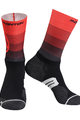 MONTON Klassische Fahrradsocken - VALLS 2  - Rot/Schwarz