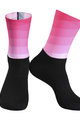 MONTON Klassische Fahrradsocken - SUNGLOW - Schwarz/Rosa