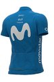 ALÉ Kurzarm Fahrradtrikot - MOVISTAR 2021 PRIME - Hellblau