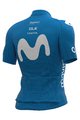 ALÉ Kurzarm Fahrradtrikot - MOVISTAR 2021 PR-R - Hellblau