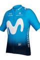Kurzarm Fahrradtrikot - MOVISTAR 2019 - Blau/Hellblau/Weiß