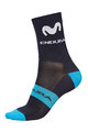 Klassische Fahrradsocken - MOVISTAR 2019 - Hellblau/Schwarz