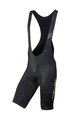 NALINI Kurze Fahrradhose mit Trägern - AHS SQUADRA - Schwarz