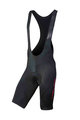 NALINI Kurze Fahrradhose mit Trägern - AHS SQUADRA - Schwarz