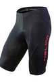 NALINI Fahrradshorts ohne Träger - AHS GRUPPO - Rot/Schwarz