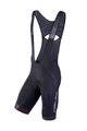 NALINI Kurze Fahrradhose mit Trägern - AIS SCATTO 2.0 - Schwarz