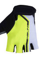 NALINI Fingerlose Fahrradhandschuhe - AIS SALITA  - Weiß/Schwarz/Gelb