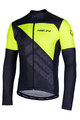NALINI Langarm Fahrradtrikot für den Sommer - AIS FATICA SUMMER - Gelb/Schwarz