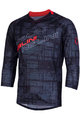 NALINI Langarm Fahrradtrikot für den Sommer - AIS HILL MTB - Schwarz/Rot