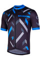 NALINI Kurzarm Fahrradtrikot - AIS DISCESA 2.0 - Blau/Schwarz