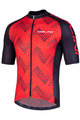 NALINI Kurzarm Fahrradtrikot - AIS PODIO 2.0 - Rot/Schwarz