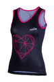NALINI Ärmelloses Fahrradtrikot - AIS BRILLANTE 2.0 LA - Schwarz/Rosa