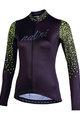NALINI Langarm Fahrradtrikot für den Winter - AIS LW 2.0 LADY SMR - Schwarz/Gelb