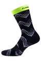 NALINI Klassische Fahrradsocken - AIS FULMINE 2.0 H22 - Gelb/Schwarz