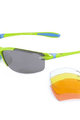 Fahrradsonnenbrille - S11.GB - Hellblau/Gelb