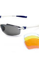 Fahrradsonnenbrille - S11.WB - Blau/Weiß