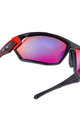 Fahrradsonnenbrille - X4.BLOCKHAUS - Schwarz/Rot