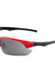 Fahrradsonnenbrille - S5.RD - Schwarz/Rot