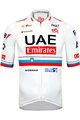 PISSEI Kurzarm Fahrradtrikot - UAE TEAM EMIRATES SLOVENIAN 2024 - Weiß/Rot