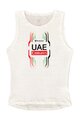 PISSEI Ärmelloses Fahrrad-Shirt - UAE TEAM EMIRATES 2024 - Weiß