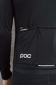 POC Langarm Fahrradtrikot für den Winter - THERMAL LITE  - Schwarz