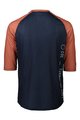 POC Kurzarm Fahrradtrikot - MTB PURE 3/4 - Blau/Orange