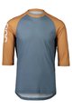 POC Kurzarm Fahrradtrikot - MTB PURE 3/4 - Orange/Blau