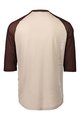 POC Kurzarm Fahrradtrikot - MTB PURE 3/4 - Braun/Beige