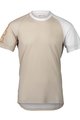 POC Kurzarm Fahrradtrikot - MTB PURE - Beige/Weiß