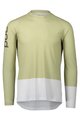 POC Langarm Fahrradtrikot für den Sommer - MTB PURE - Grün/Weiß